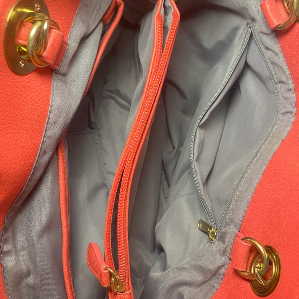 Nicole By Nicole Miller Orange Pink shoulder bag - Picture 9 of 14